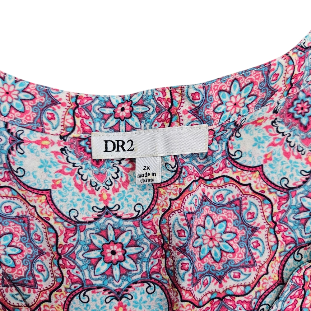DR2 Multicolor Patterned Top - Picture 2 of 2